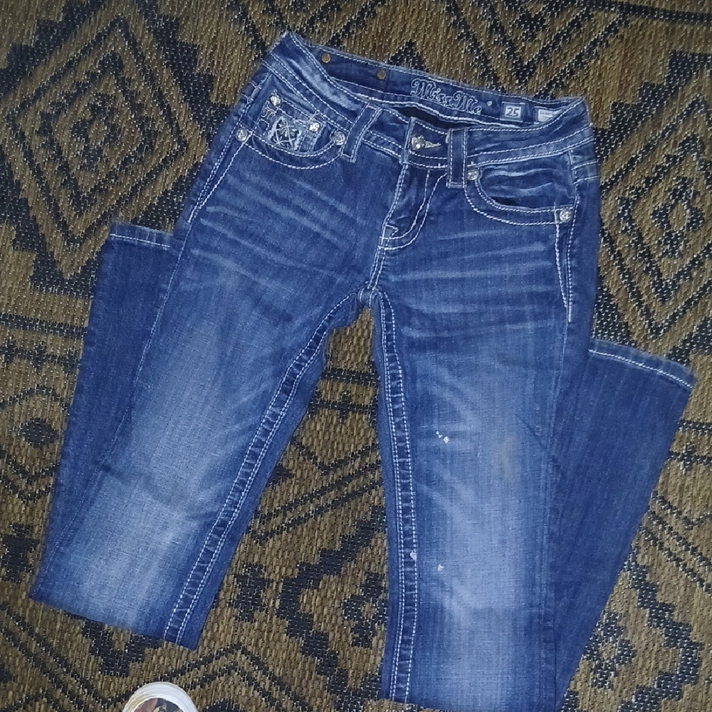 Miss Me Women's Dark Blue Boot Cut Jeans